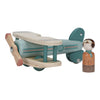 Aeroplanino con personaggio in legno FSC Little Dutch